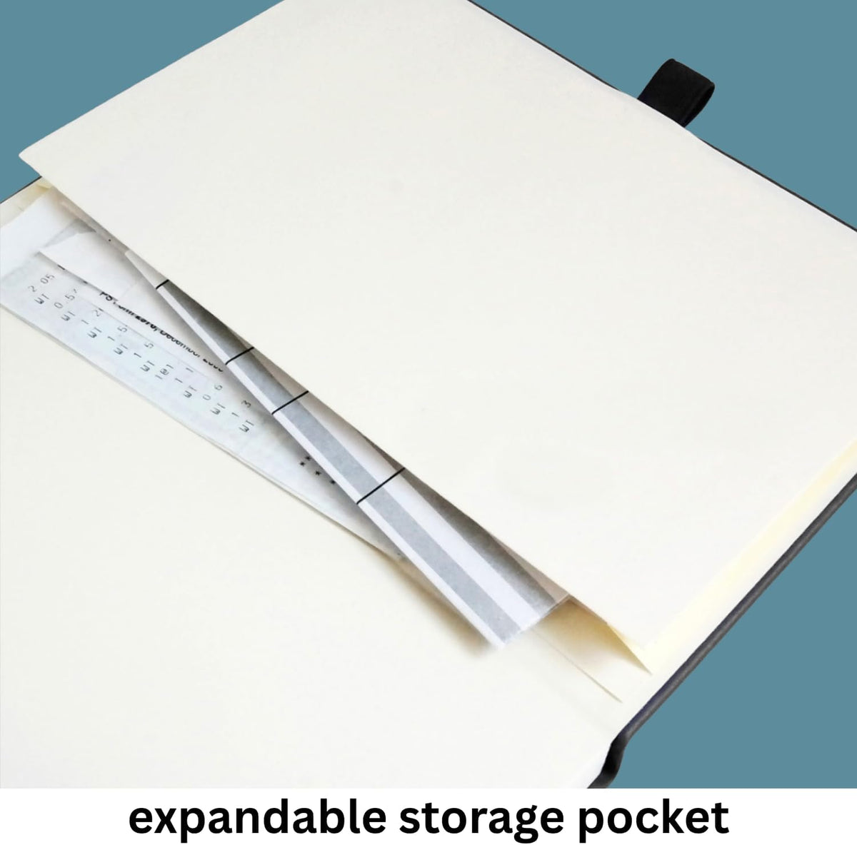 Ricco Bello journal featuring ribbon bookmark detail