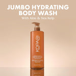 Kopari body wash pump bottle angle view