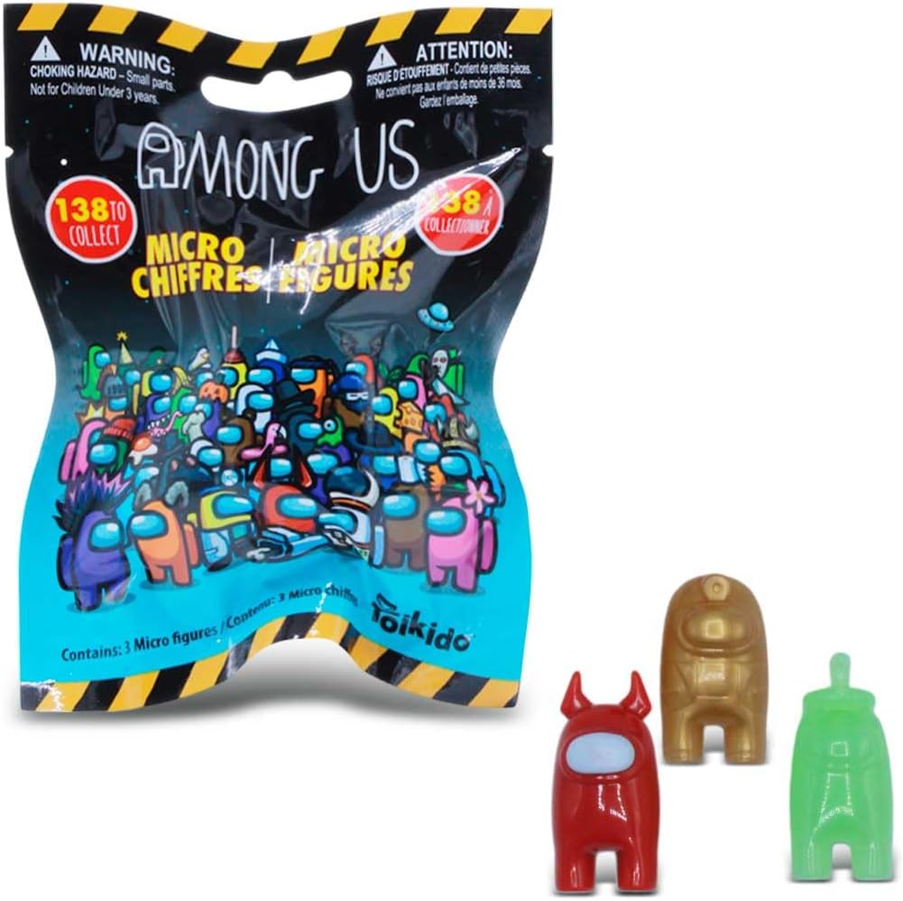 Just Toys Among Us micro figures blind bag front view collectible toy