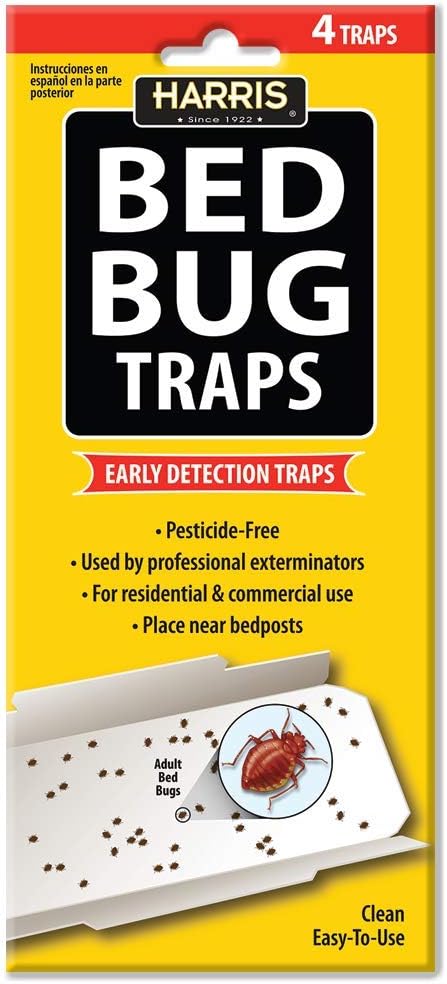 Harris bed bug traps front view packaging