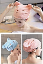 Anller hair drying cap packaging and set overview
