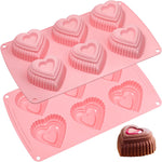 Webake Pumpkin Cake Molds Silicone Pumpkin Cake Pan 6-Cavity Pumpkin Mold for Baking Cupcake Chocolate (Pack of 2) - Image 12