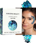 24K Gold Glitter. 10g Chunky Face, Hair, Eye and Body for Women. Rave Festival Accessories, Cosmetic Makeup. Loose Set - Image 10