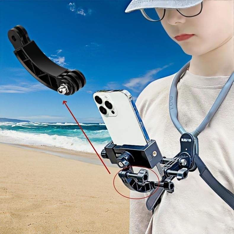 The full contents of the NovelGoal PIEPIE eight in one action camera accessory pack organized on a clean background.