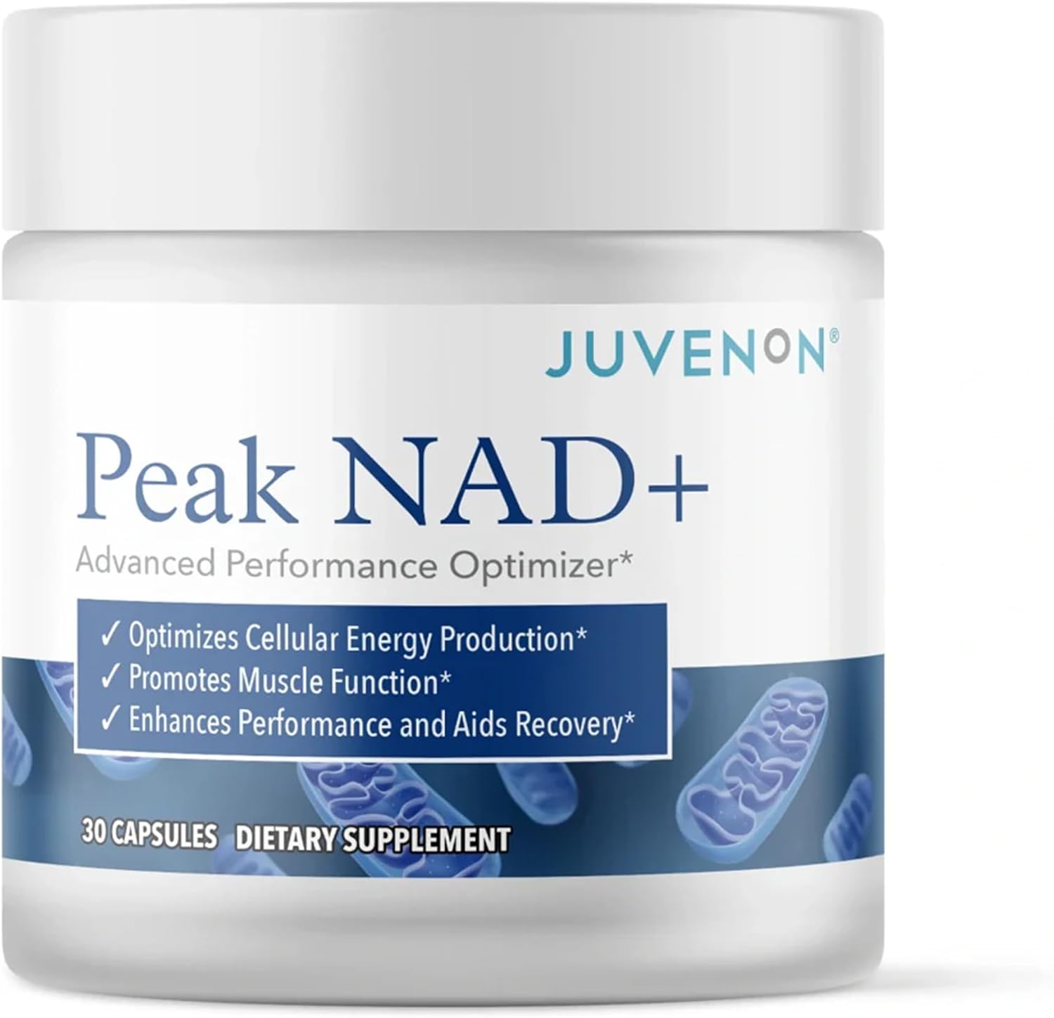 Juvenon Peak NAD+ | Advanced Cellular Health and Regeneration Formula | Boost NAD+ Levels, Support Cellular Vitality, and Promote Natural Renewal - Image 1