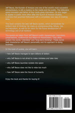 Close up of book cover details and typography for Jeff Bezos quotes paperback