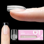 Beetles Gel Polish Tipex Lite pre-built apex nail tips in short square shape for extensions