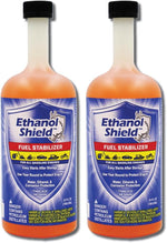 B3C Fuel Solutions Ethanol Shield Fuel Stabilizer twin pack front view for engine protection
