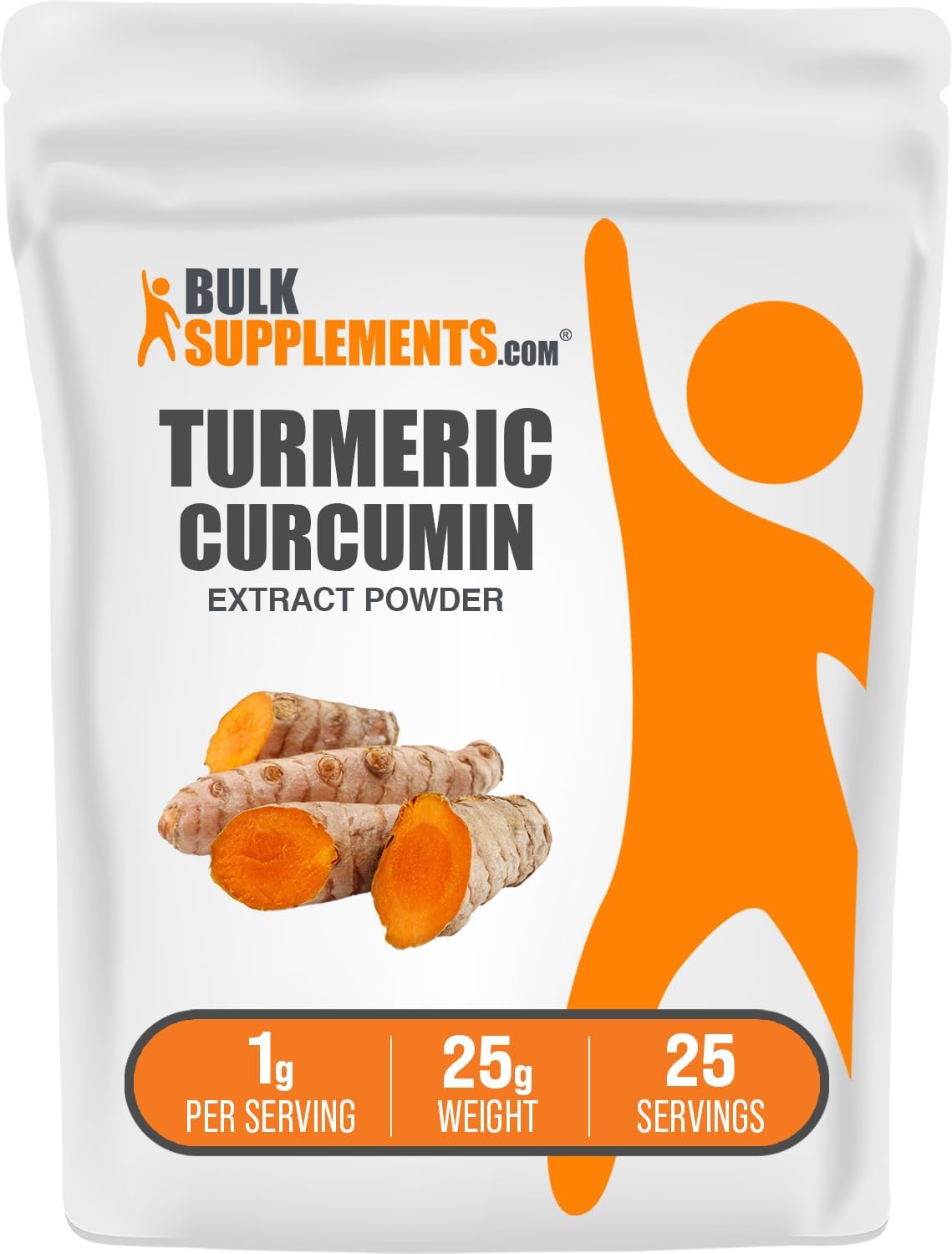 Clean herbal supplement powder by BulkSupplements showing fine texture.