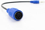 Zawdio 5-pin DIN female connector close up