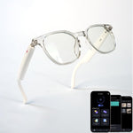 Giinova AI smart glasses front view with photochromic lenses
