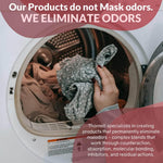 Pet safe laundry additive for removing strong sweat and organic waste odors
