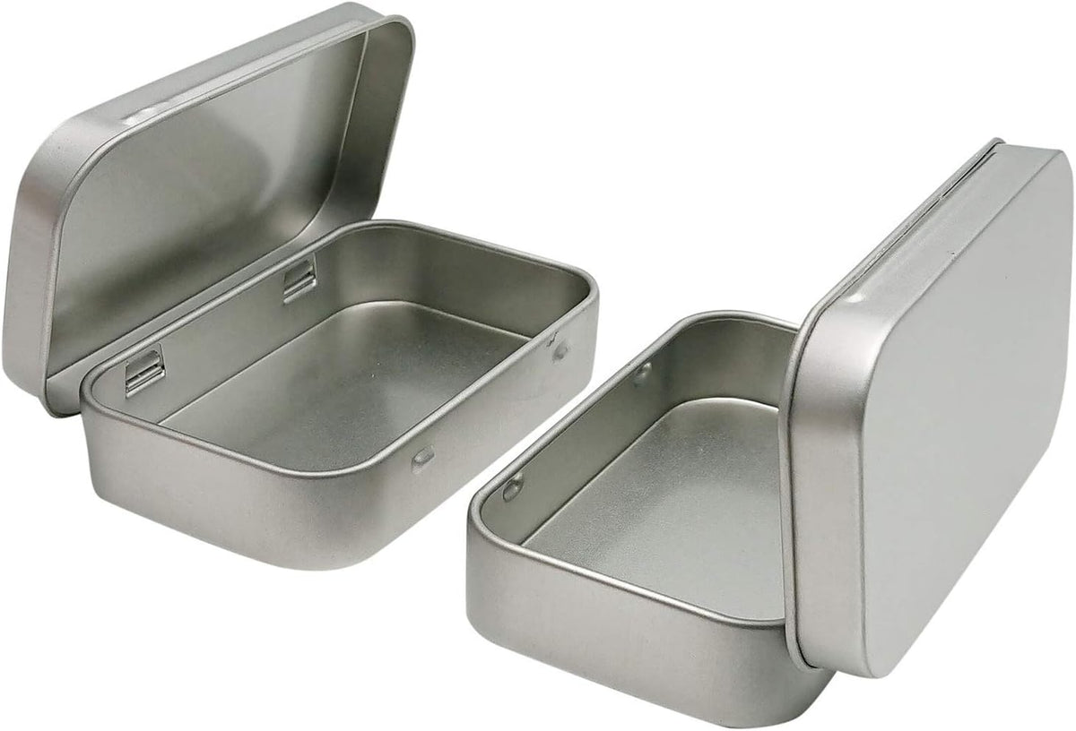Hulless 2 pieces tin box set display