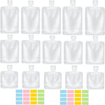 SEQUHITKU 17 pack travel pouches for toiletries showcasing the complete kit arrangement on a clean background.