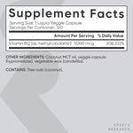 Authentic USA imported Sports Research Vitamin B12 packaging container