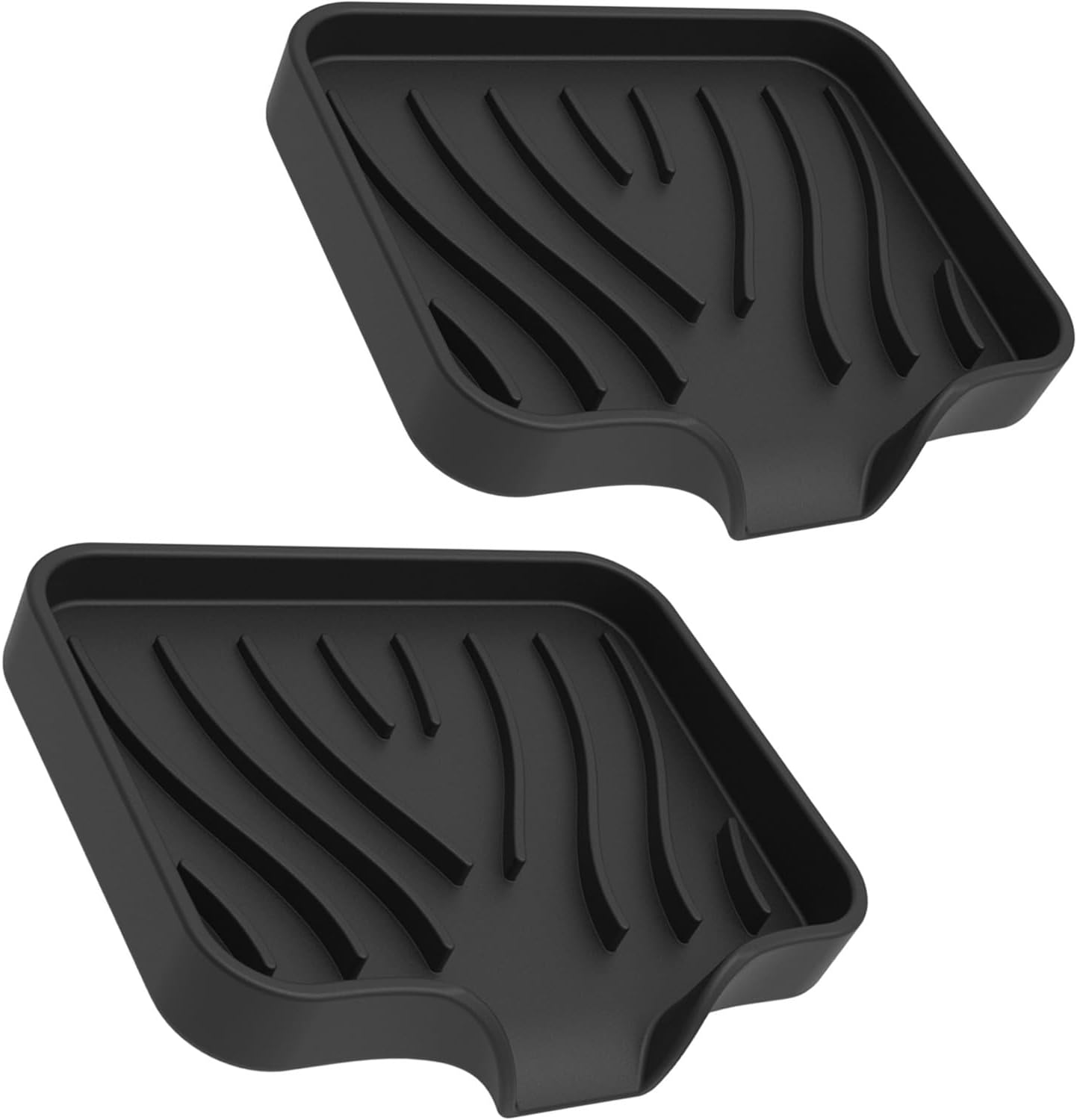 HFengQ silicone soap dish front view for bathroom