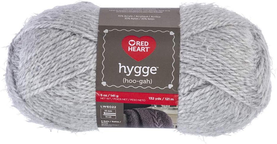 RED HEART Hygge yarn, 8oz, Sterling 8 Fl Oz - Image 9