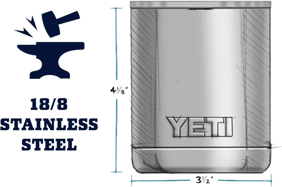 Yeti Lowball cup showing canopy green exterior finish
