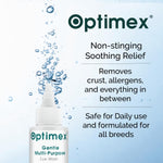 Angels' Eyes multi-purpose pet eye care solution packaging view.