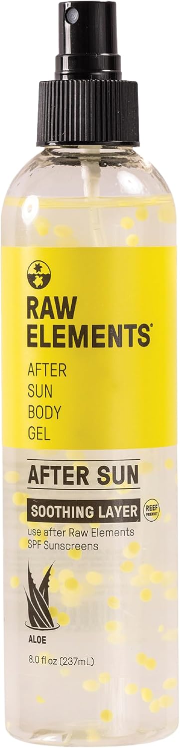 Raw Elements After Sun Body Gel front view bottle