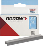 Arrow P22 plier type staple front view box packaging