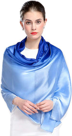 K-Elewon gradient silk scarf front view