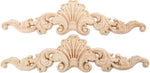 MUXSAM long wood appliques front view