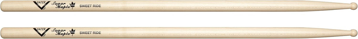Vater Sugar Maple Sweet Ride wood drumsticks pair front view authentic USA import