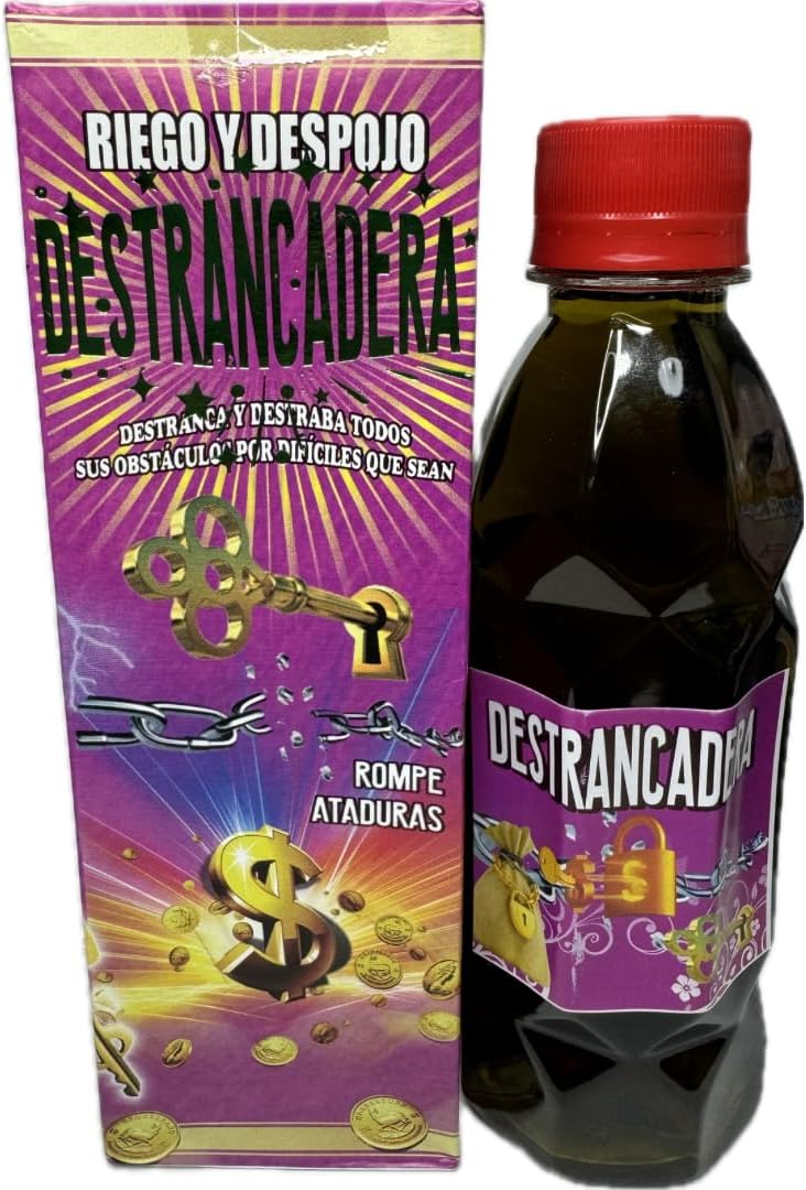 Generic Spiritual Anointed Bath -Destrancadera -(8Fl.Oz) -Unlocking -Esoteric,Spiritual,Cleansing,Spell Breaker,New Age,Wicca,Pagan -(Pack of 1), Amber - Image 1