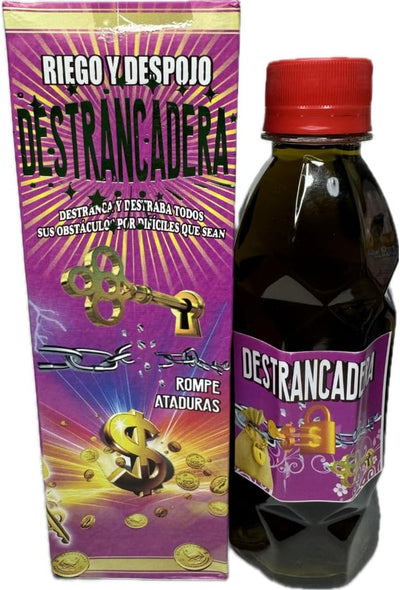 Generic Spiritual Anointed Bath -Destrancadera -(8Fl.Oz) -Unlocking -Esoteric,Spiritual,Cleansing,Spell Breaker,New Age,Wicca,Pagan -(Pack of 1), Amber - Image 1