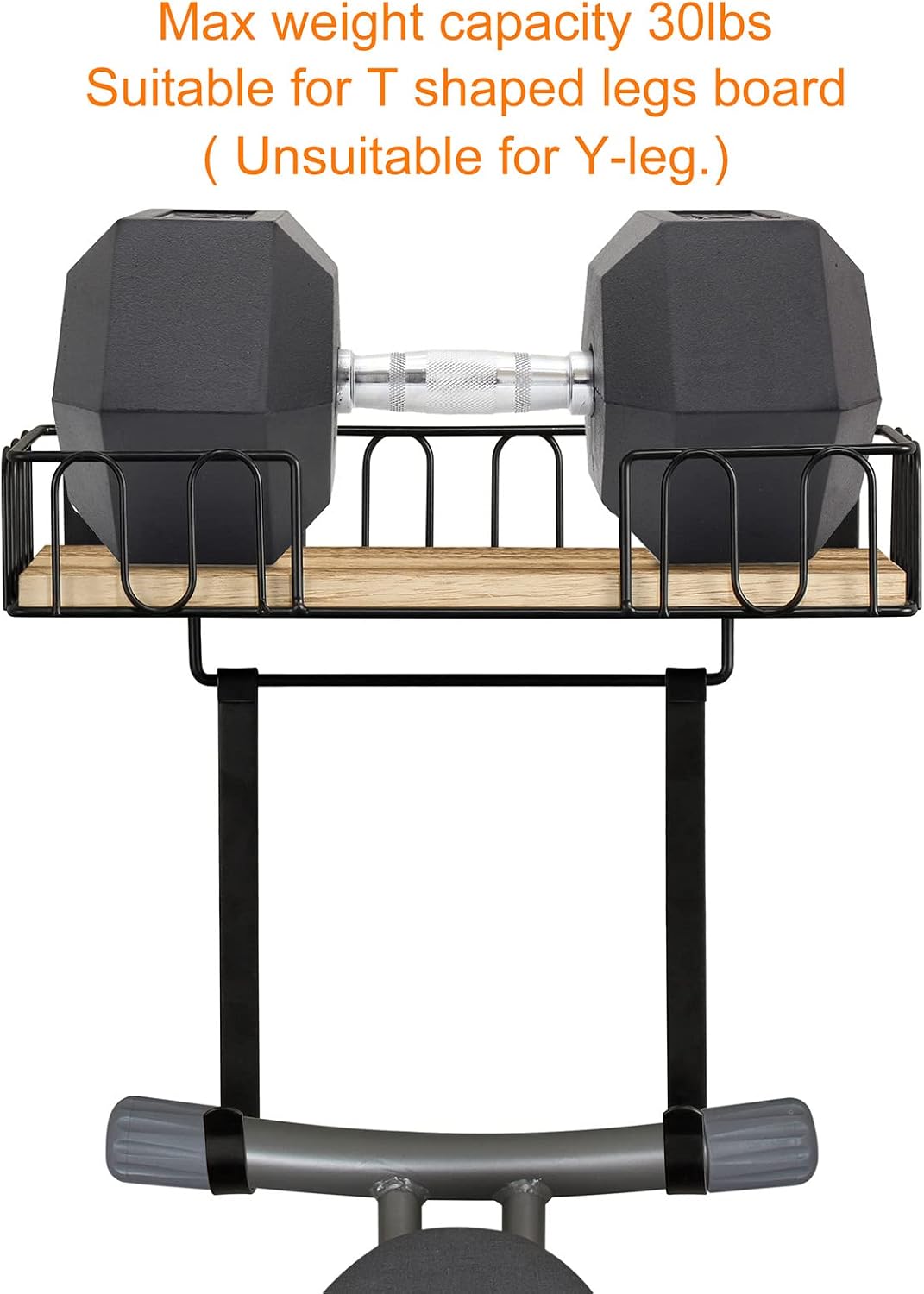 TJ.MOREE iron and ironing board rack side profile