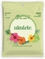 Martin M630 baritone ukulele strings front packaging view
