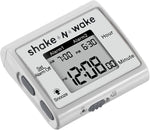 Tech Tools vibrating wristband clock shown resting next to a pillow