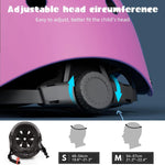 Fookcian children helmet with knee and elbow pads set