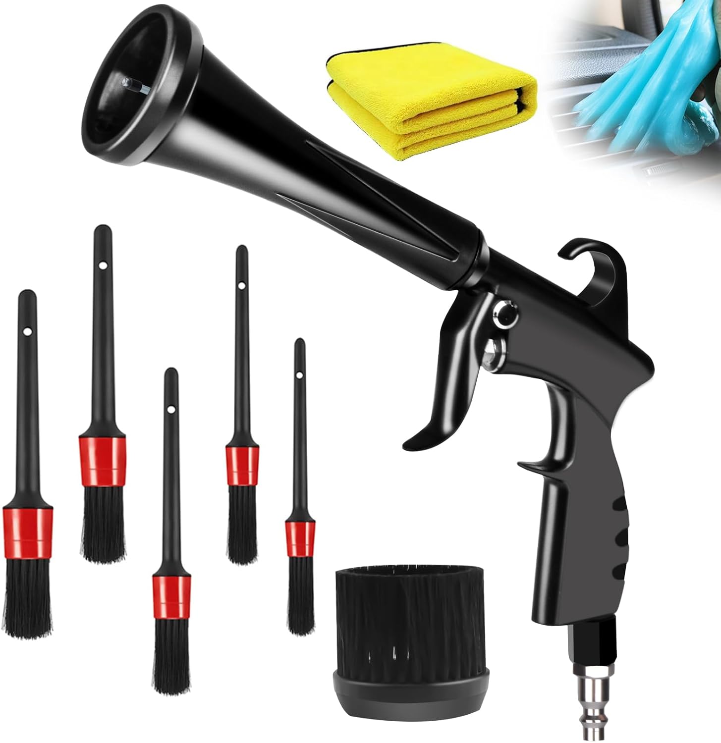 FGRSRZ car cleaning gun front view high pressure air compressor tool for interior detailing