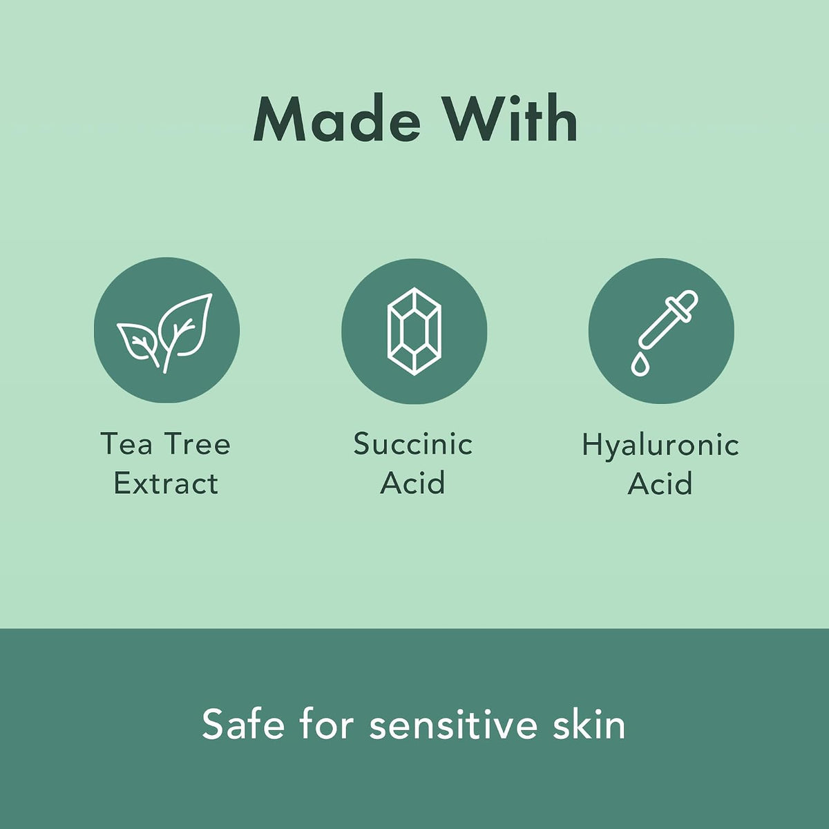 Rael tea tree oil infused hydrocolloid patch application on clean dry skin