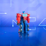 Transformers EarthSpark figure posed for battle