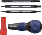 Vessel brand elastomer resin grip texture detail