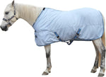 Leaforest horse mesh fly sheet front view blue 75 inch