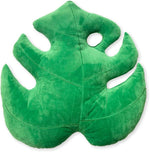 Green Philosophy Co. - Leaf(TM) Pillow - Gloriosum Moody Green - 20x16 in | Heart-shaped Philodendron Gloriosum leaf with embroidered veins; soft microplush cover and polyester fill. - Image 13