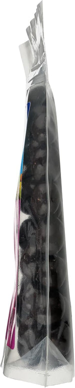 Premium USA imported chocolate covered espresso beans on a serving plate.