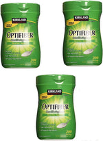 Kirkland Signature Optifiber dietary supplement jar details