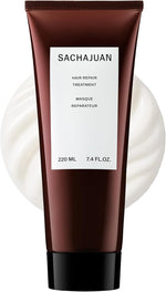SachaJuan hair repair treatment front view bottle