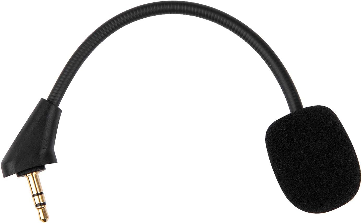 Smays replacement game mic for Kingston HyperX Cloud Alpha front view gaming headset microphone
