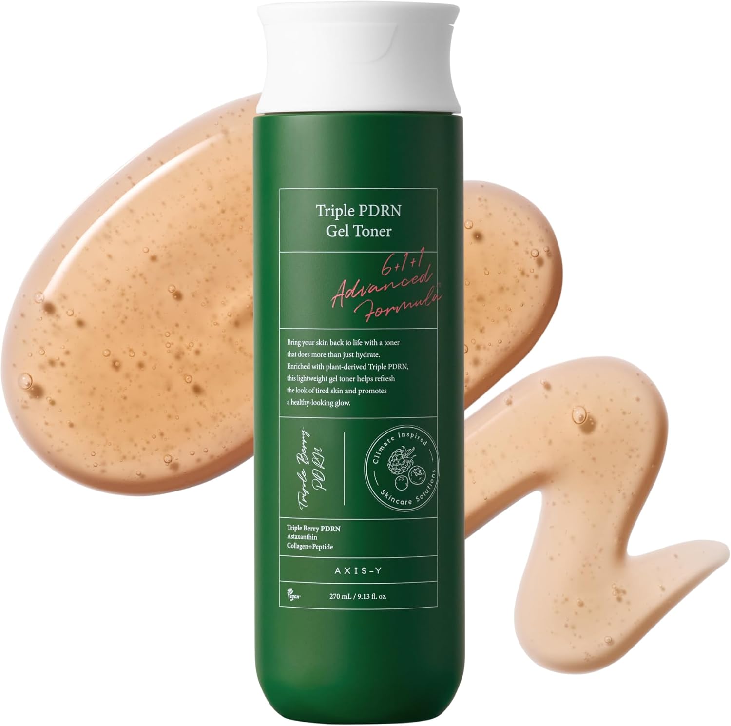 AXIS-Y Triple PDRN Gel Toner front view bottle showcasing the authentic Korean hydrating formula