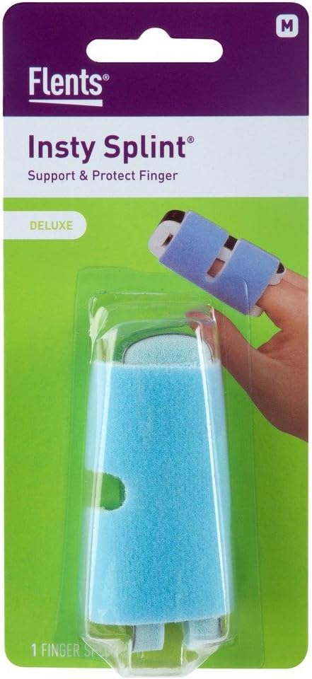 Flents 4-Sided Insty Splint interior foam cushioning closeup