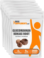 BulkSupplements.com Glucomannan Powder - from Konjac Root Extract Powder, Glucomannan Supplements - Gluten Free, 2g per Serving, 250g (8.8 oz) (Pack of 1) - Image 9