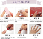 Babalal glossy manicure press on nails packaging box