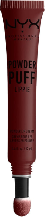 NYX Powder Puff Lippie red shade color preview