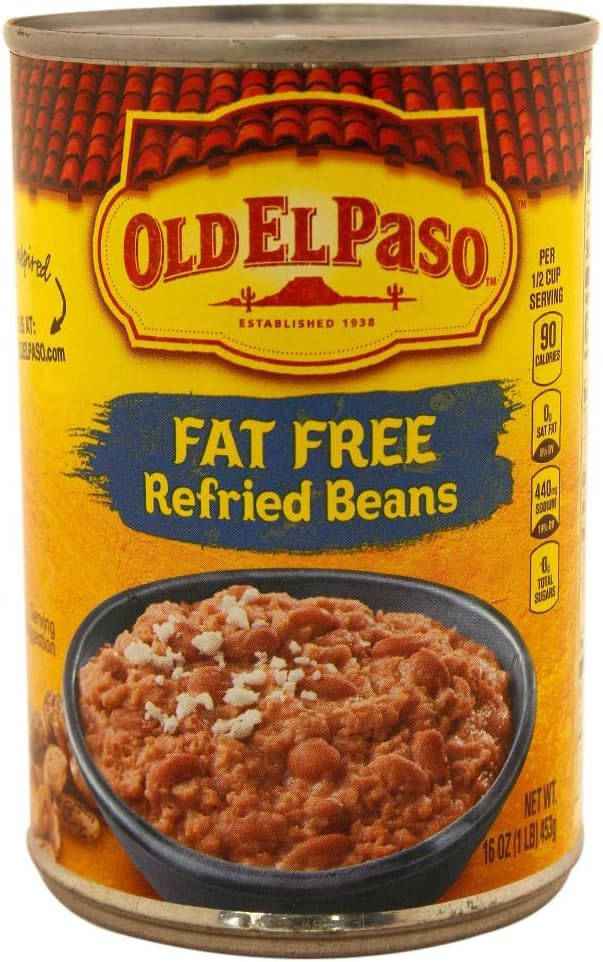 Old El Paso Fat Free Refried Beans, 453 g - Image 1